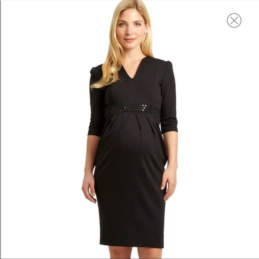 Madderson London Maternity Coco Black Size Small V Neck